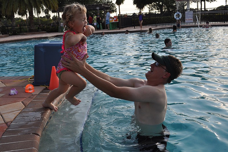 Olivia Miller loved jumping into the arms of her dad, Max.