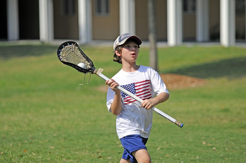 Third-grader Jordan Lonstein couldnâ€™t wait to try playing lacrosse.