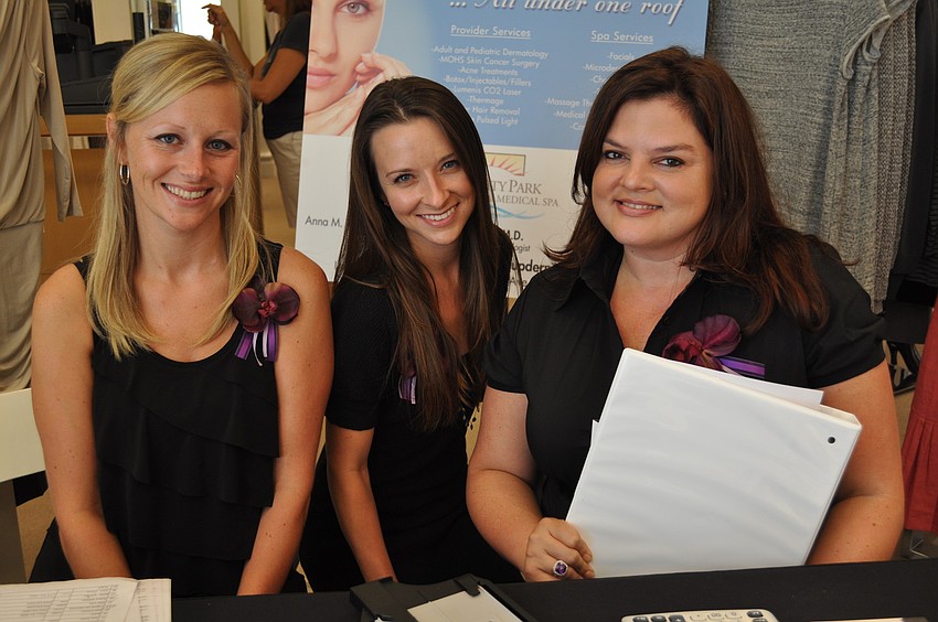 Kellie Troyer, Linsey Richardson and Jackie Valentino