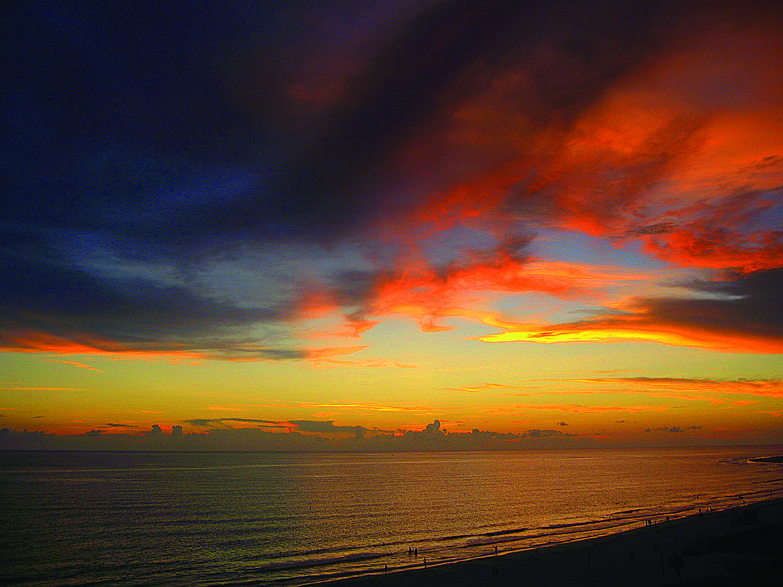 Rose Woodfin submitted this sunset photo, taken on Lido Beach.