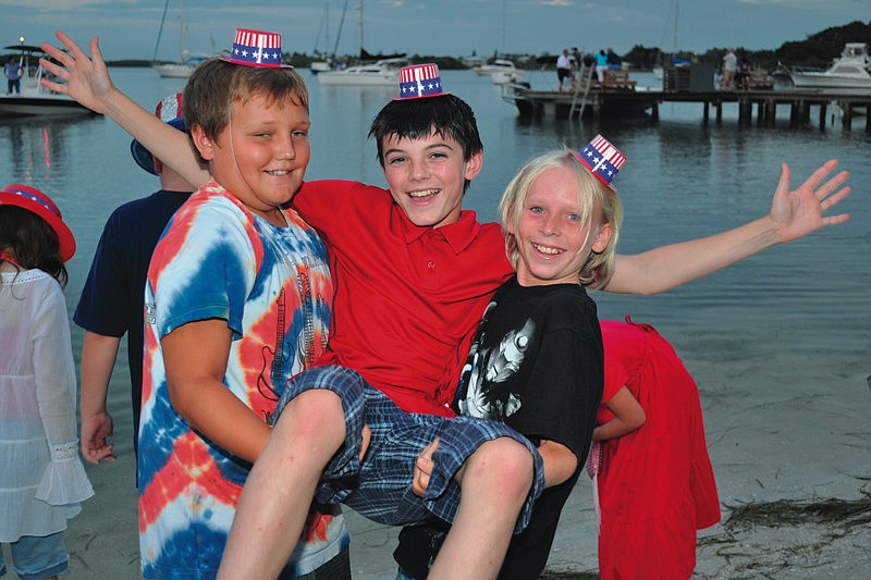 Anthony Cucci, Jack Laviolette and Jack Coleman attended last year's Boom Boom on the Bay.