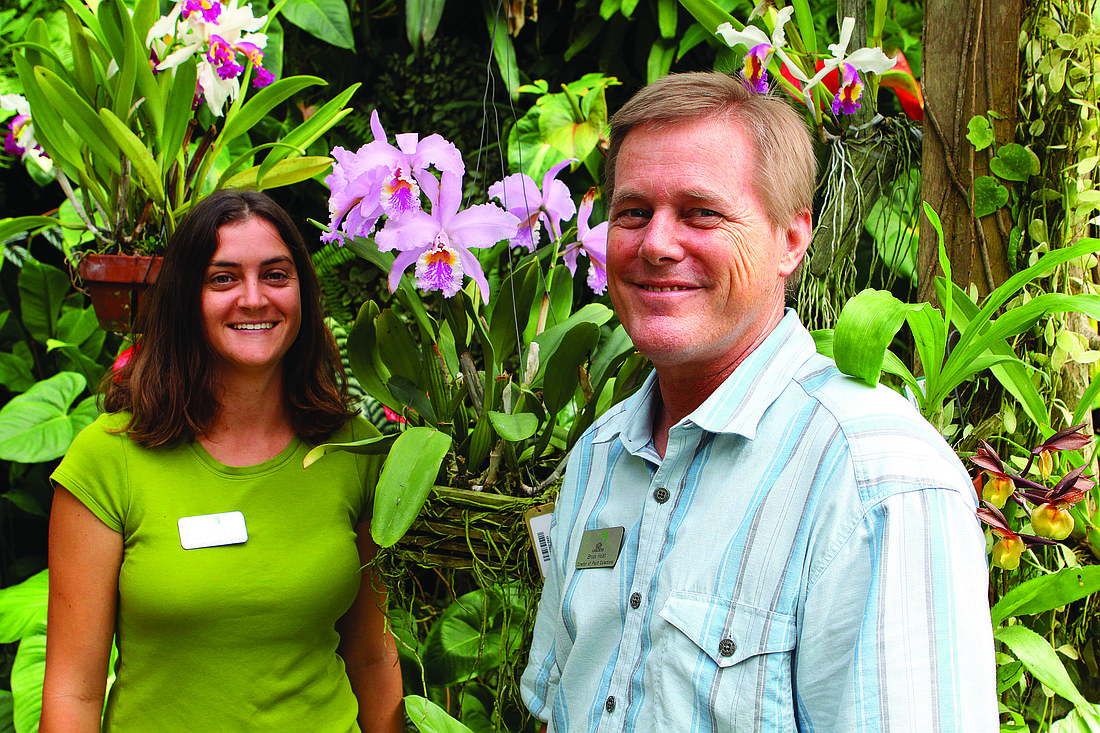 Laurie Birch and Bruce Holst left Wednesday to reintroduce rare orchids and ferns back into their natural habitats in the Everglades.
