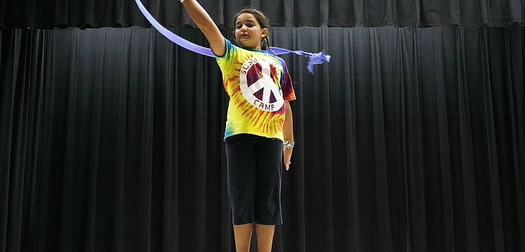 Keelie Robb loved performing a ribbon dance to "No One."