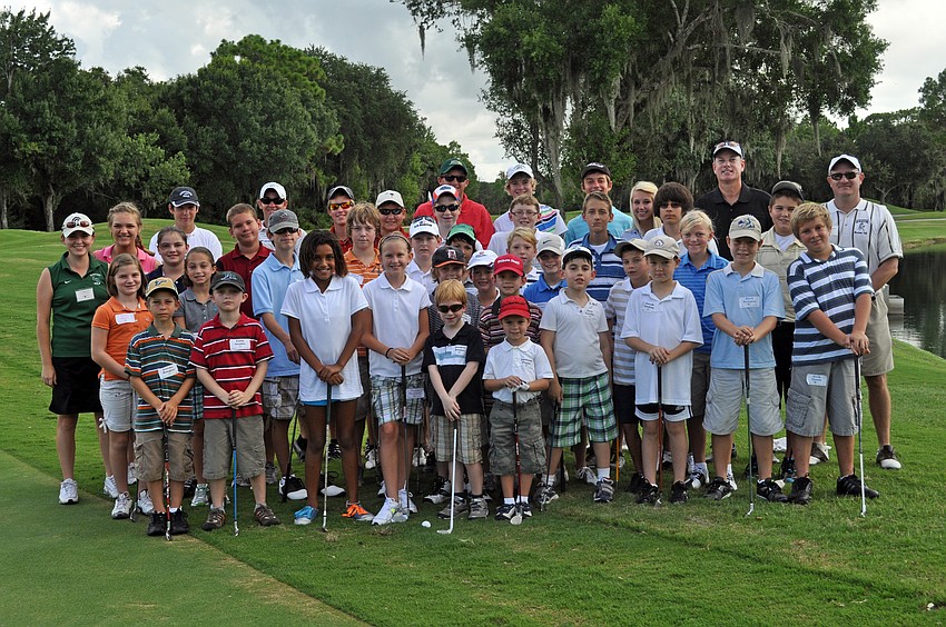 Thirty-two children participated in the final week of the Mustang Golf Camp, which was put on by the Lakewood Ranch High golf teams.