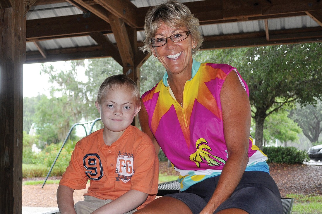 Joey Baar, 10, has been a source of inspiration for River Club resident Shari Medley, who attends Living Lord Lutheran Church with Joey, ever since he was diagnosed with leukemia in April 2008.
