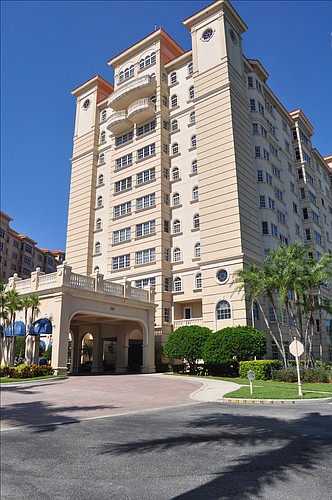 Unit 1002 at Sarasota Bay Club, 1301 Tamiami Trail, has two bedrooms, two-and-a-half bathrooms, and 1,832 square feet of living area. It sold for $795,000.