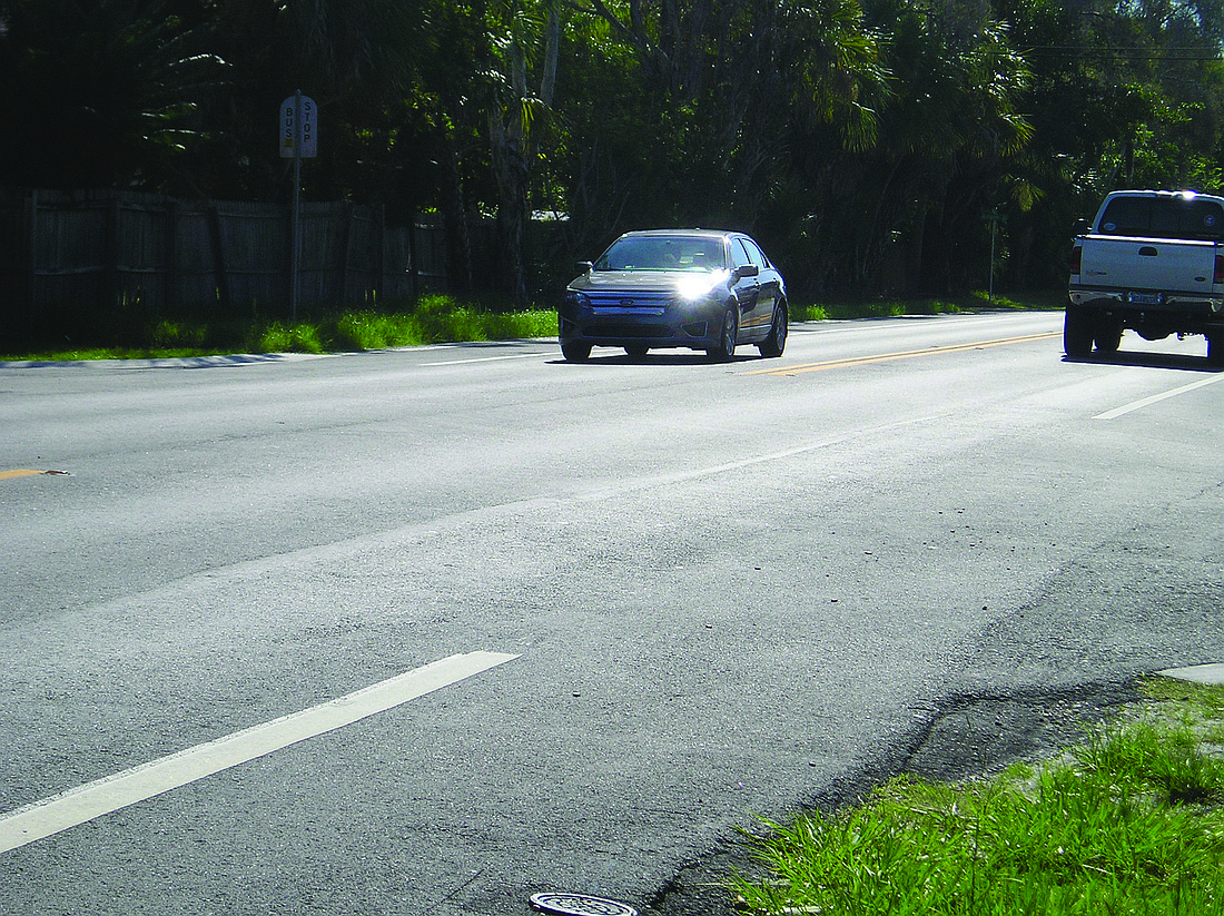 A groove that appeared in a section of Siesta Drive after a 2010 resurfacing project is to be eliminated by resurfacing July 25. The groove is most noticeable a few feet from the edge of both the north- and southbound lanes.