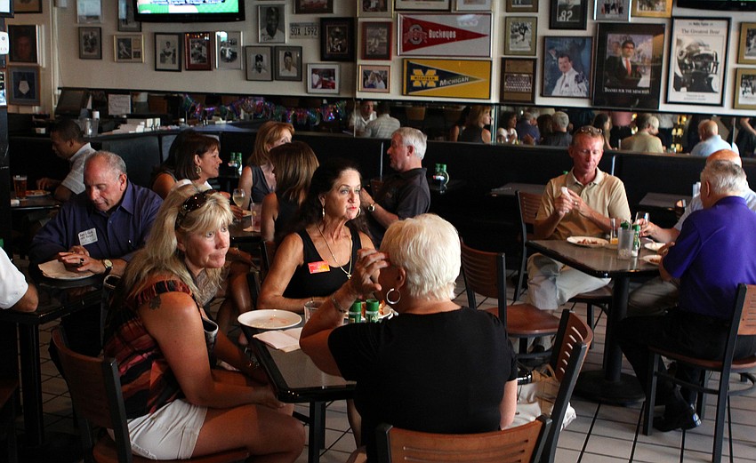 People enjoyed themselves at the Longboat Key Chamber event Thursday, July 21 at the Sports Page.