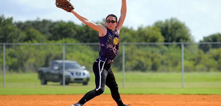 Logan Newton got the call on the mound for the Suncoast Storm 12U team.