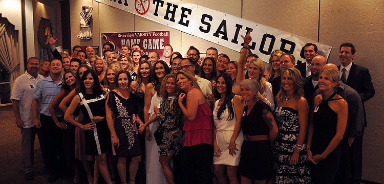Those who graduated from Riverview High Schoolâ€™s 1991 class got together for a class photo prior to dinner and dancing Saturday, July 23 at Michaelâ€™s on East.