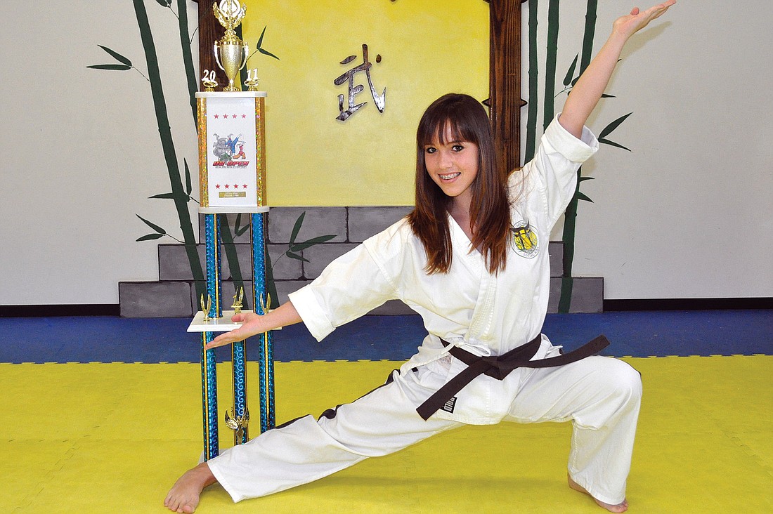 Thirteen-year-old Tiffany Butz has won first place in every martial arts competition sheÃ¢â‚¬â„¢s competed in since joining Ming Wu Martial Arts 18 months ago.