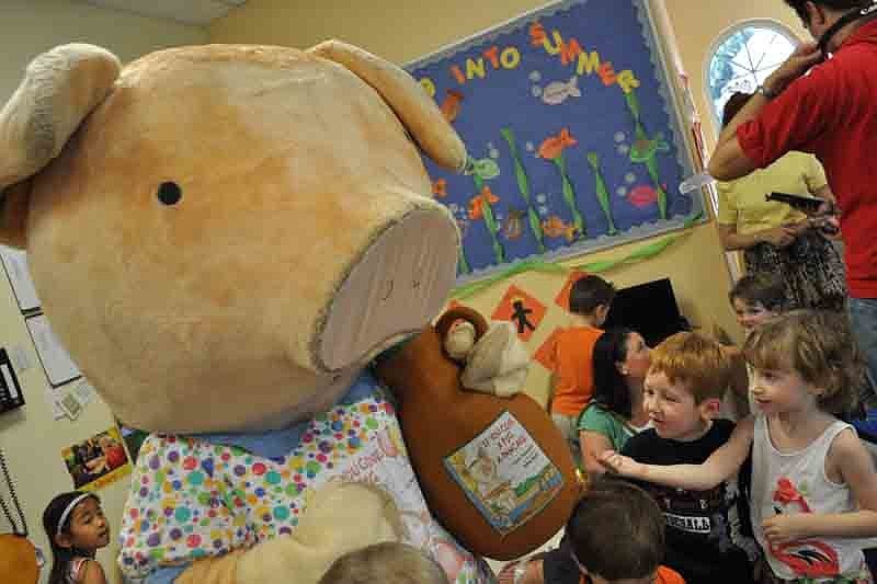 The Pancake Pig was sure to make an appearance.