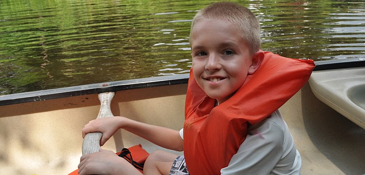Cody Demming was eager to push off.