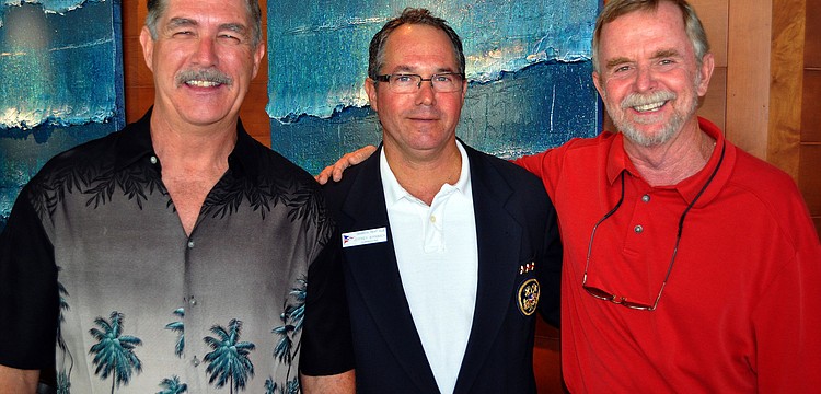 John Ryan, Commodore Jeff Birnbach and Rusty Chinnis