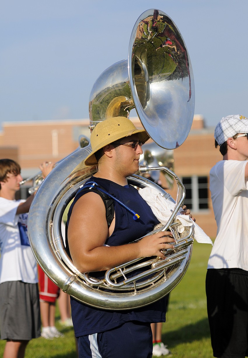Ernie Gonzalez will be marching for Braden River for the final time this year.