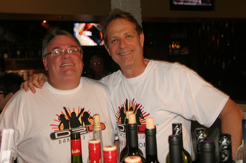 Mark Moore of Duncan Sea Wall and Steve Knopik from Beall's