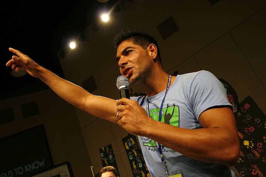 Pime Hernandez served as one of the counselors at this year's Vacation Bible School.