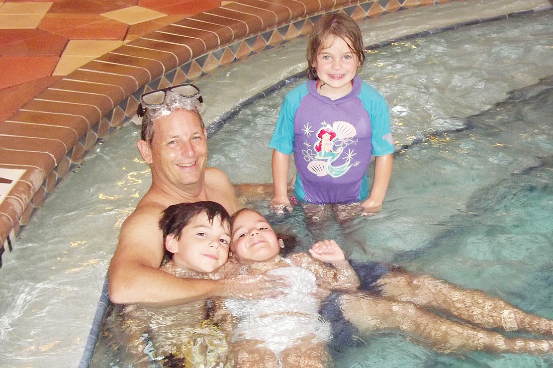 Residents donned their bathing suits and goggles and jumped into the pool at Stoneybrook Golf Club to watch Ã¢â‚¬Å“Flight of the Navigator.Ã¢â‚¬Â