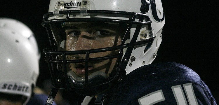 Ryan Agabani, a senior, plays on both sides of the ball.