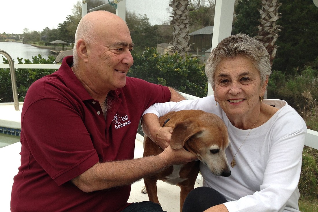 Arnie and Maxine Levine originally bought their RV so that they could bring their dog, Laci, with them on vacations.