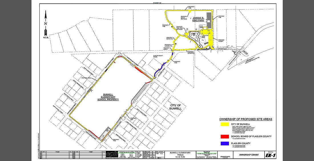 A new Florida Department of Transportation-funded sidewalk will soon encircle Bunnell Elementary School.