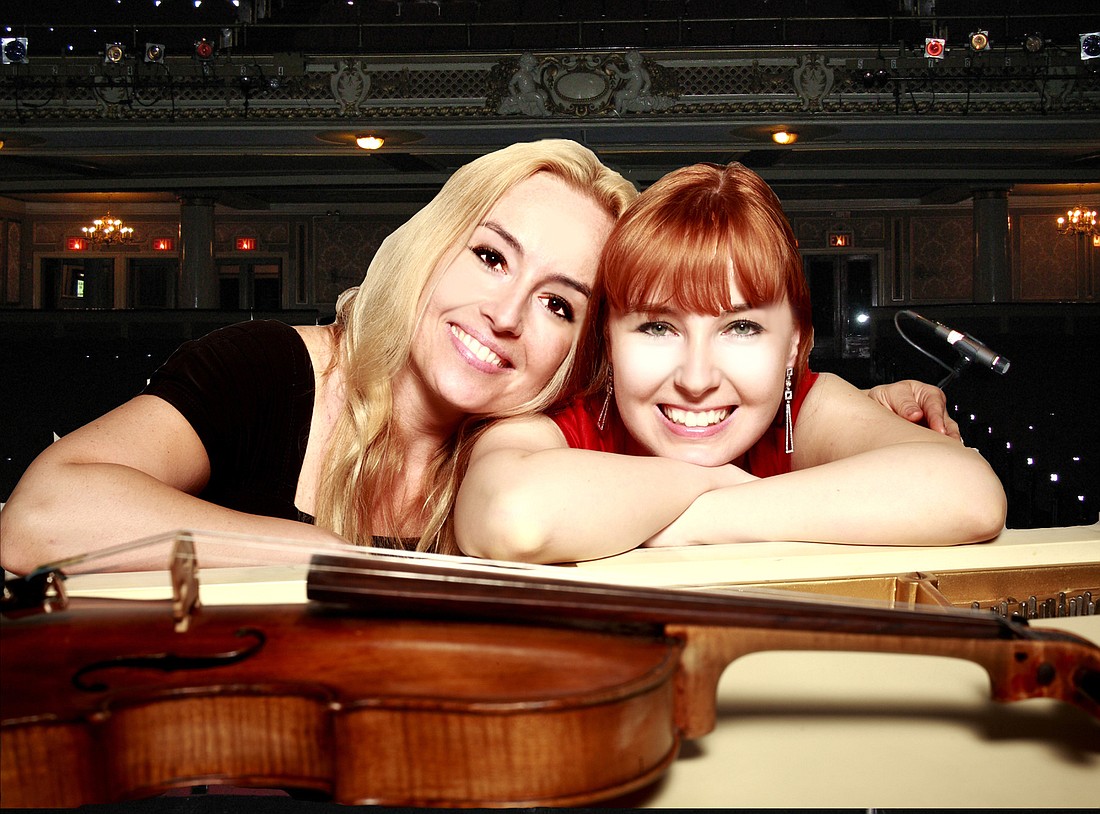 The Karkowska Sisters Duo will hit the stage 2 p.m. March 30. COURTESY PHOTO