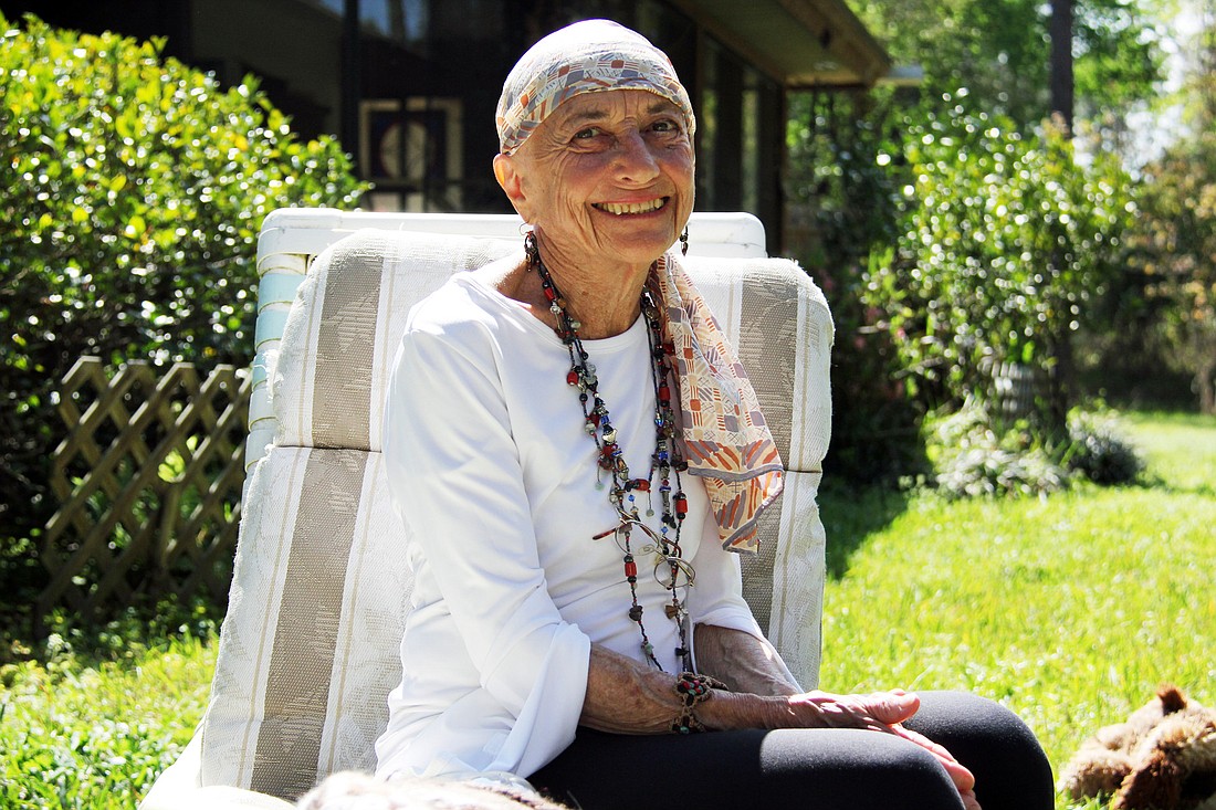 Painter Linda Solomon says her cancer diagnosis has made her pause and think about life. PHOTO BY SHANNA FORTIER
