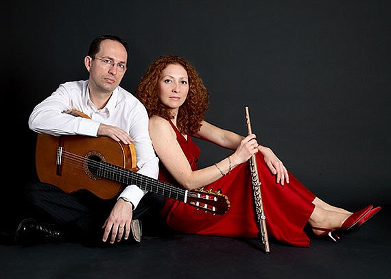 The Cavatina Duo will play April 6 at the Lewis Auditorium. COURTESY PHOTOS