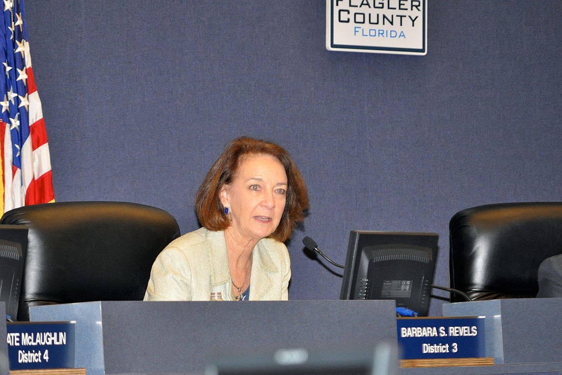 Commissioner Barbara Revels suggested the county look at helping schools deal wth Baker Act cases. The $1.2 grant only covers services for adults. (Photo by Jonathan Simmons)