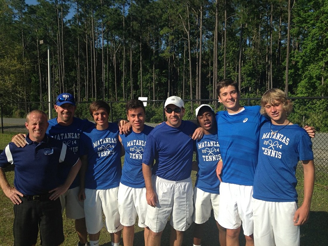 With No. 2 Jason Legall back in the lineup, Matanzas made short work of Ponte Vedra in Thursday's 3A, region 2 final. (Courtesy photo)