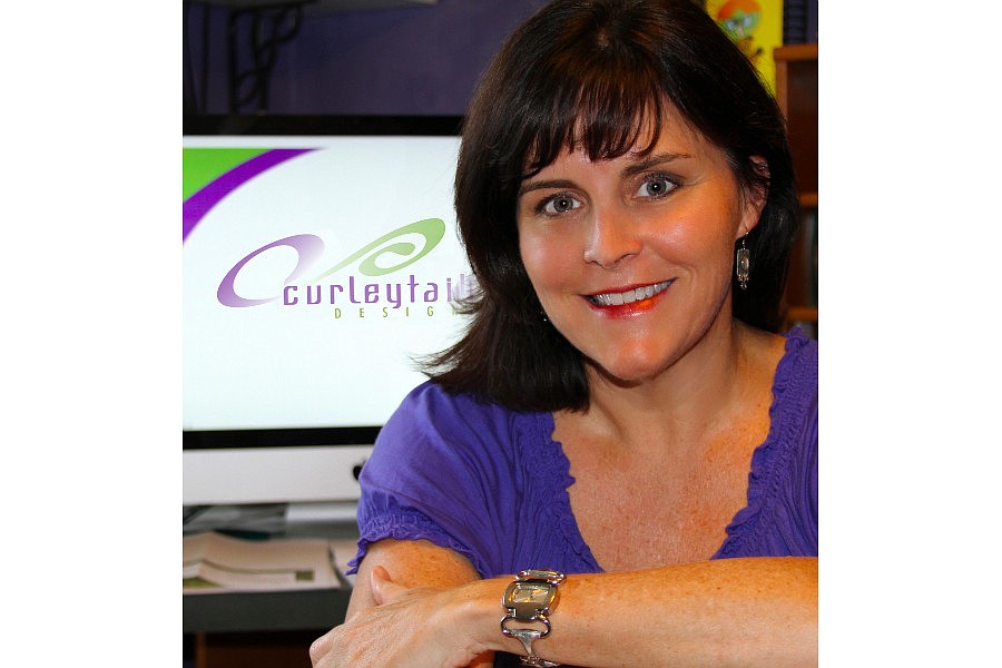 Curly Tail Design owner Kim Fitzgerald has offered promotional and marketing solutions for Flagler County residents since 1998.