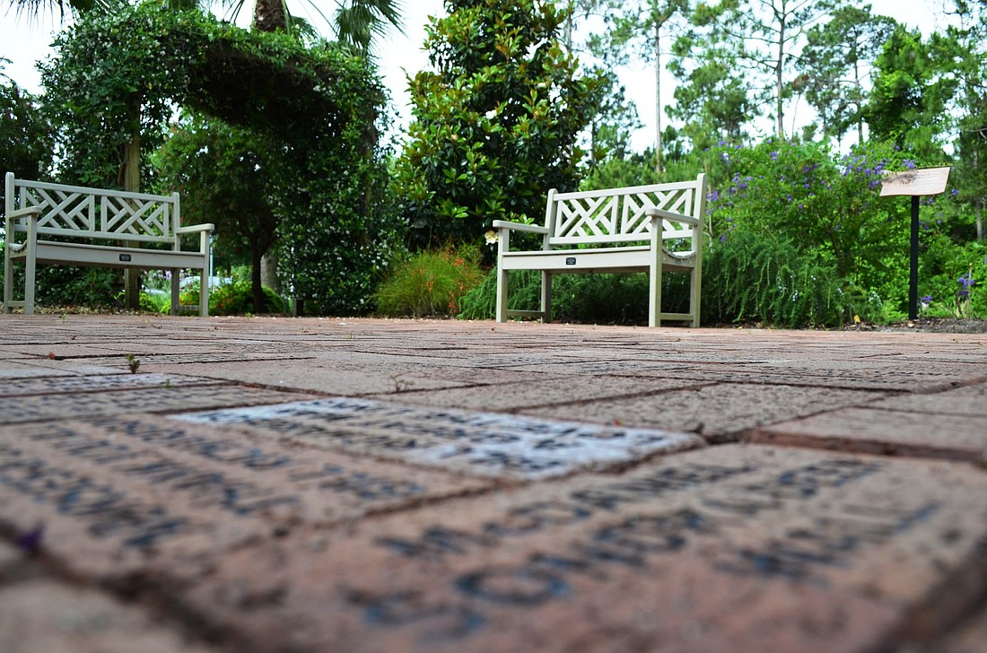 Outside of the annual ceremony, the memorial butterfly garden serves as a place where current hospice patients and family members can relax and reflect. COURTESY PHOTO