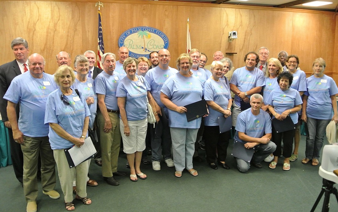 Twenty-four Palm Coast residents graduated from the 3st Citizens Academy.