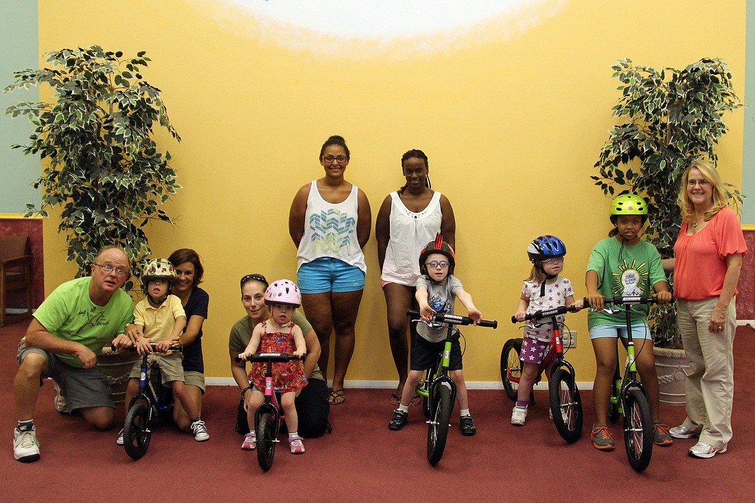 The camp, which was run by volunteers allowed six children to learn to ride, with their parents and bring their bikes home at the end of the week. PHOTOS BY SHANNA FORTIER