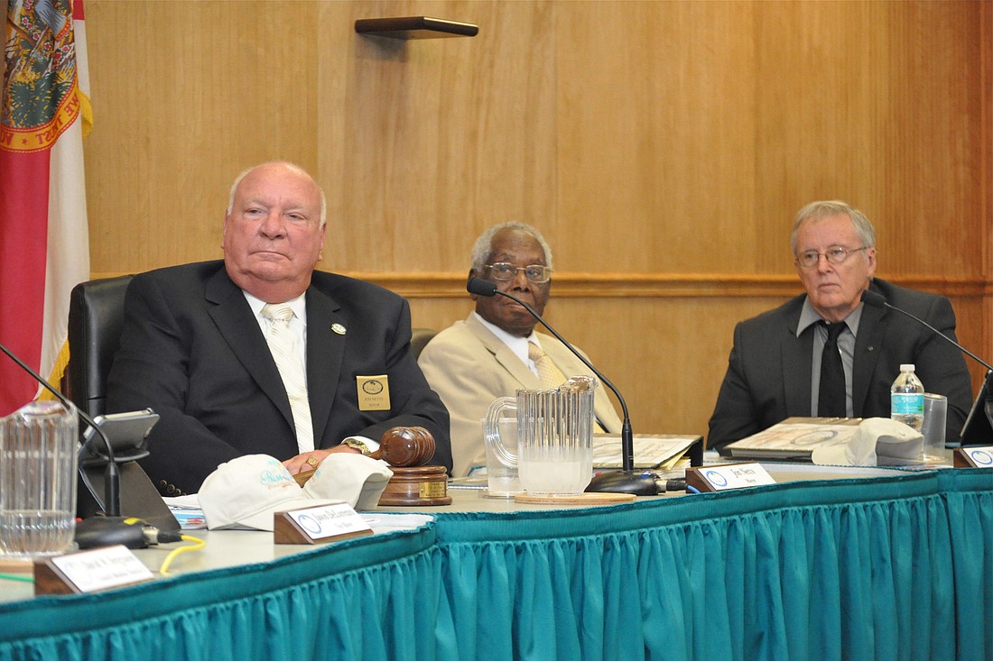 Palm Coast Mayor Jon Netts and City Councilman Bill McGuire. (File photo by Jonathan Simmons.)