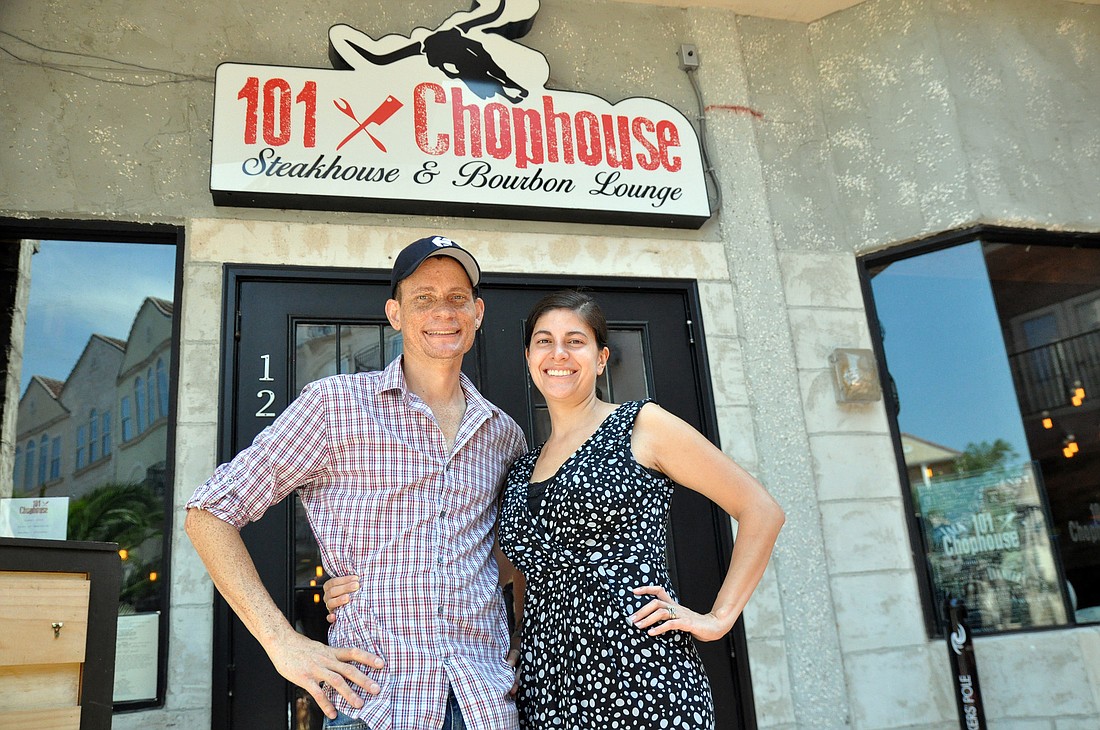 Chophouse 101 owners Lee and Laura Barnes