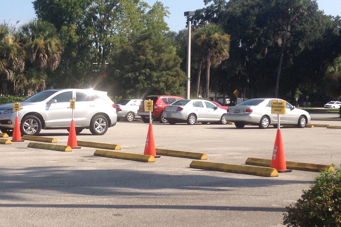 Early voter turnout has been lightest at the Palm Coast Community Center, where just 853 people Ã¢â‚¬' an average of 9 per hour of early voting Ã¢â‚¬' have voted since Aug. 11. (Photo by Jonathan Simmons.)