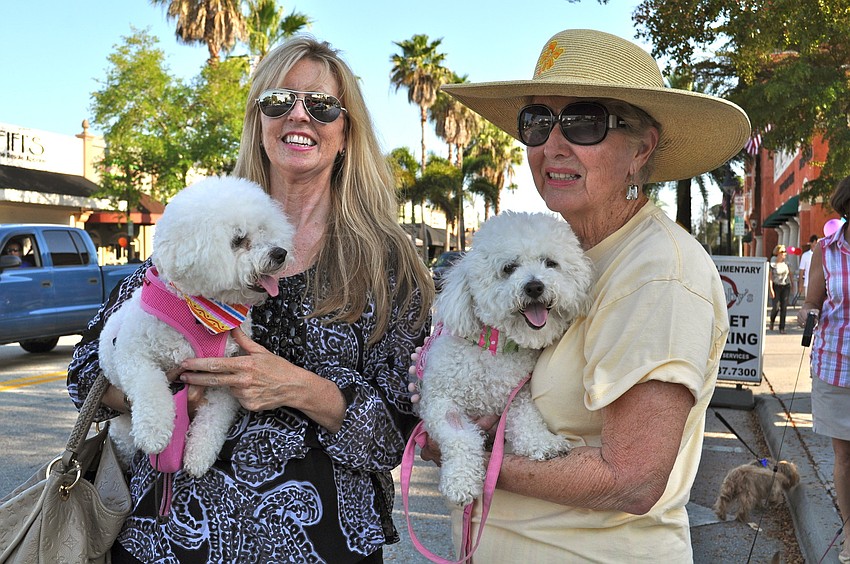 Trish Wiley with Tea and Mary Ellen Ryan with Finnegan