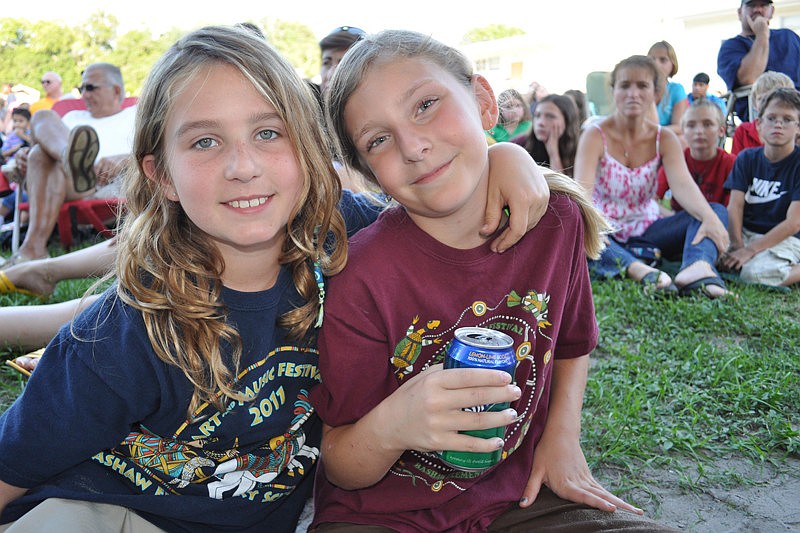 Rain Miller and Tabbitha Myers enjoyed watching the program.