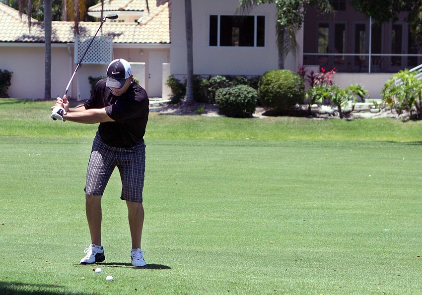 Justin Patterson gets ready to hit the ball during the 2011 Longboat Key Invitational Friday, May 27 at the Longboat Key Club Islandside.