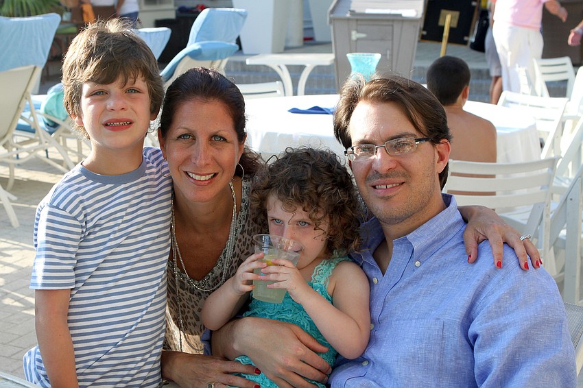 Bennett, 5, Wendy, Harper, 2, and Willie Nickel