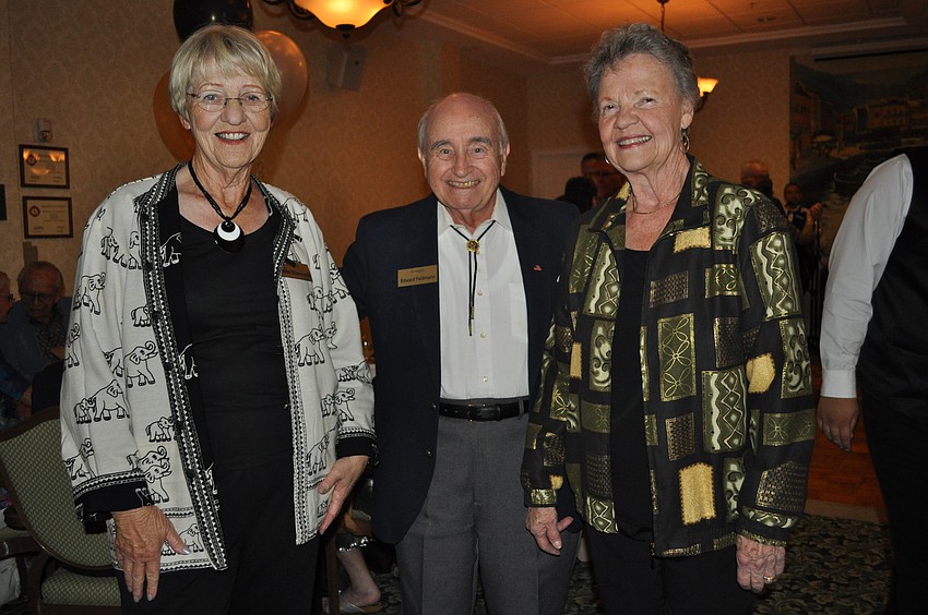 Anne Sbarounis, Edward Feldman and Jeanette Jennings