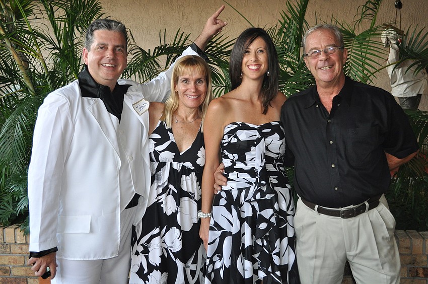 Gary and Anne MacDonald and Lori Anderson with Bob Haddad