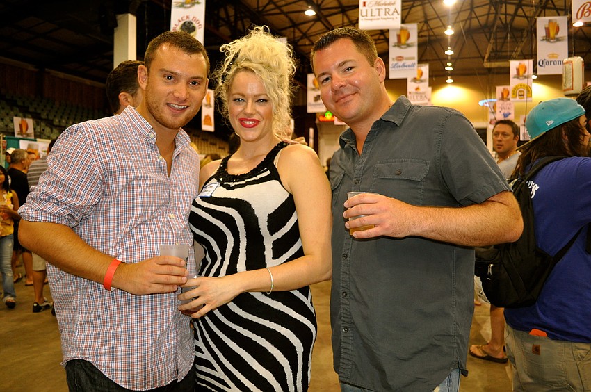 John Lucas Jr., Brittany Mills and Grant Curtain