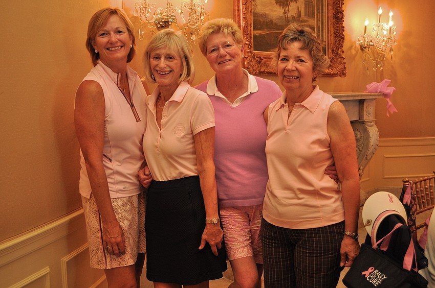 First place team Dianne Trevithick, Patricia Morris, Carol Boyd and Kathie Connelly