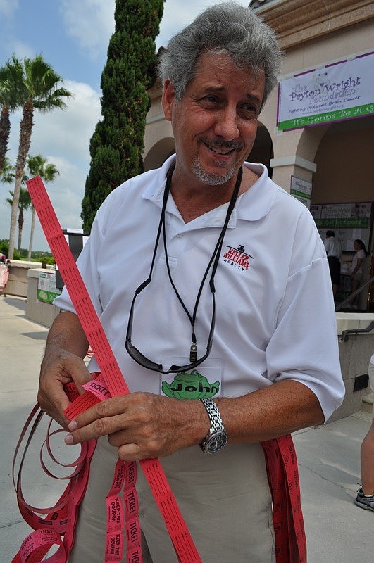 John Vermeren sold raffle tickets.