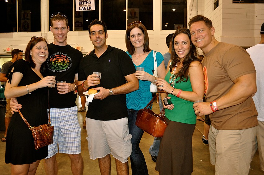 Lindsey Schuster, Matt Reynell, Gabe and Marta Pinheiro and Michele and Joshua Whalen