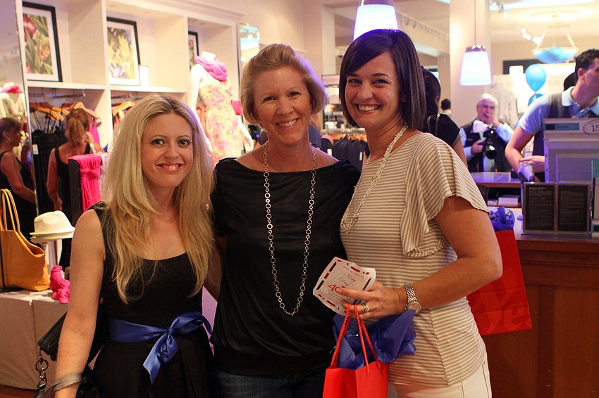 Liz Reuth, Junior League president Angie Stringer and Mary Pat Radford
