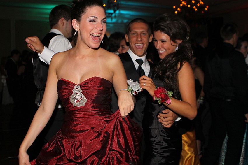 Katie Steiner shows off some moves.