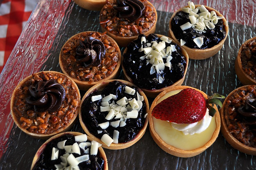 Different tarts were part of the dessert table Sunday, July 3 at the Lobster BBQ by the pool at Longboat Key Club Resort.